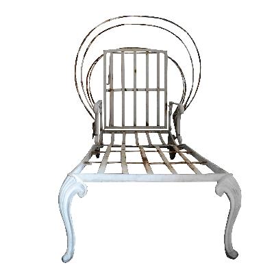 S_103 Camastro de Jardin blanco