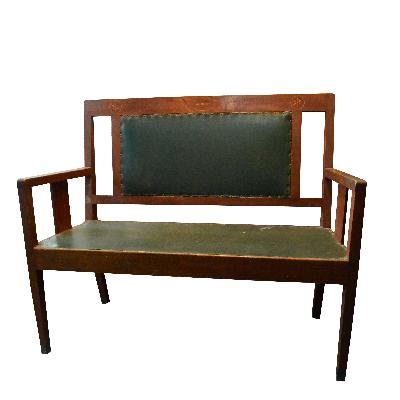 S_37 Sillón loveseat. Con diseño de soles pintado a mano