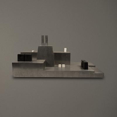 Alberto Vargas. El Jardín Perfumado. Desnudos Abundantes y Besos Dobles. Escultura de acero inoxidable