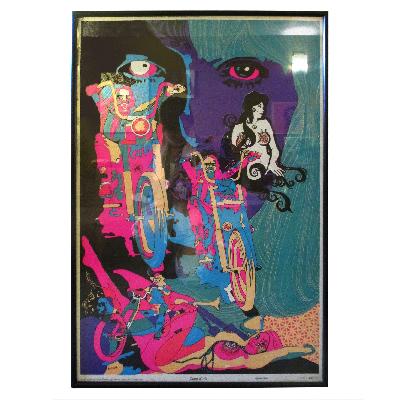 Celestial Art Posters. Dream of Me. Serigrafía. Blacklight Poster