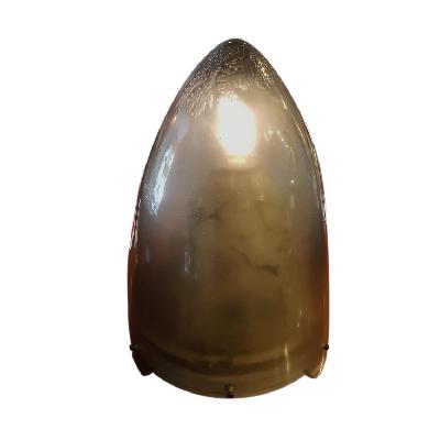 Víktor Martínez. Lámpara de mesa a manera de bala color gris