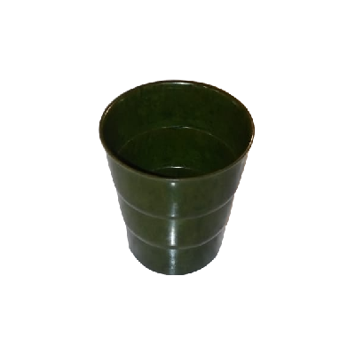 Vaso de picnic plegable en baquelita verde
