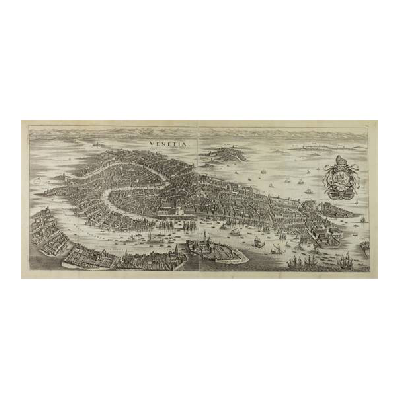 Matthäus Merian. Venetia. Mapa