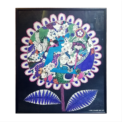 Ivan Ripley. Flower Power. Impresión offset