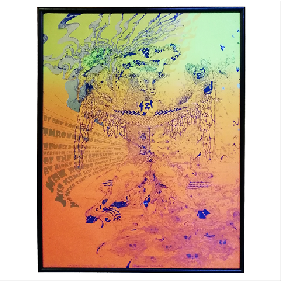 Ivan Tyrrell. By Day Fantastic Birds Flew. Litografía offset