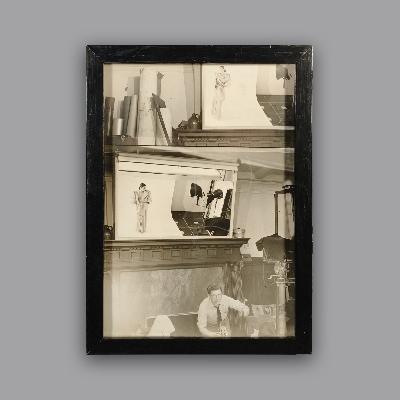 Vista de estudio fotográfico. Fotografía Harold Scwartz