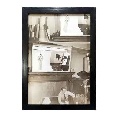Vista de estudio fotográfico. Fotografía Harold Scwartz