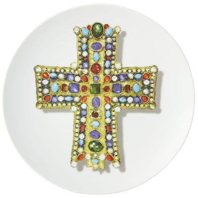 Plato para postre Lacroix Lacroix! Love Who You Want. Diseño de Christian Lacroix