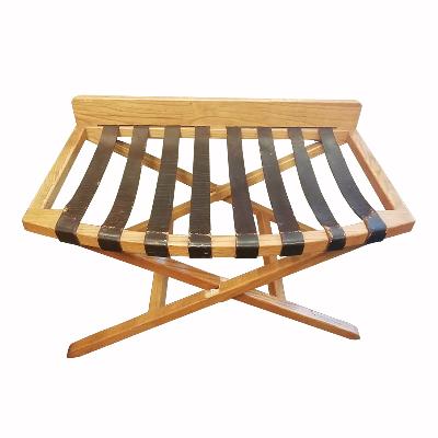 Maletero en madera de roble blanco