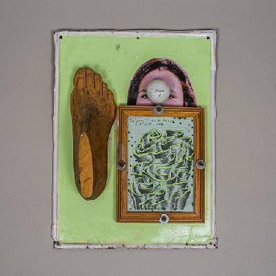 Cisco Jiménez. Gineco News. Collage sobre lámina