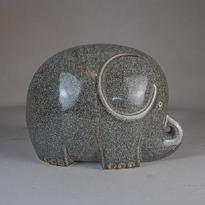 LOTE Elefante estilo Escandinavo en cerámica de alta temperatura