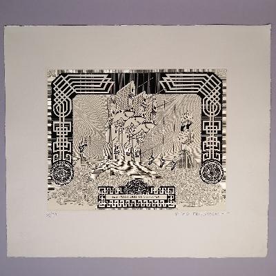 Pedro Friedeberg. Los Pescadores de Cacahuates. 