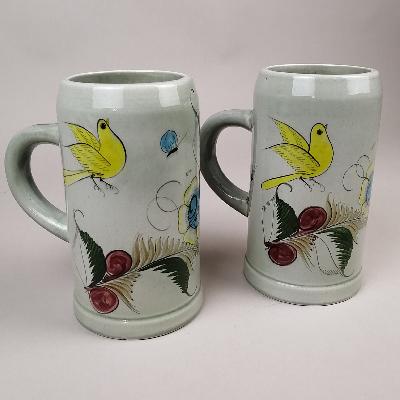 Noé Suro. Par de tarros en cerámica de alta temperatura gris (P/PAR)