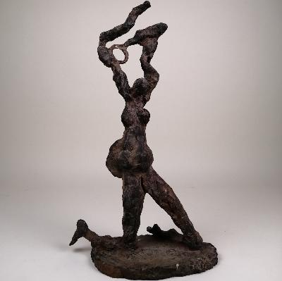 Autor no identificado. Escultura de fundición en bronce.